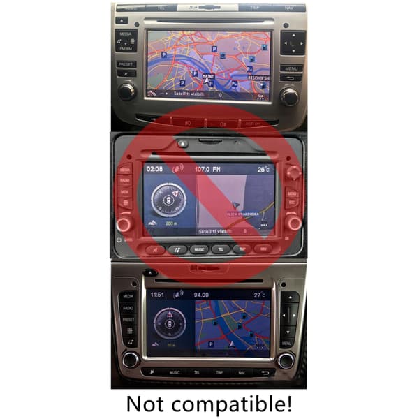 Bluetooth Bil Audio Adapter til Alfa Romeo Giulietta/Brera