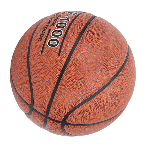 Eksplosjonssikker komfortabel grep størrelse 7 PU Basketball for konkurransetrening for voksne - Brun