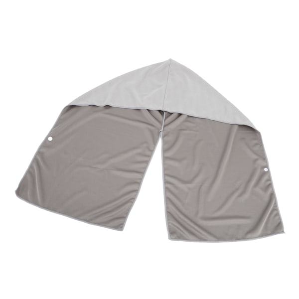 Quick Dry Grey Cooling Hoodie Handdukar med U-form för solskydd och sport