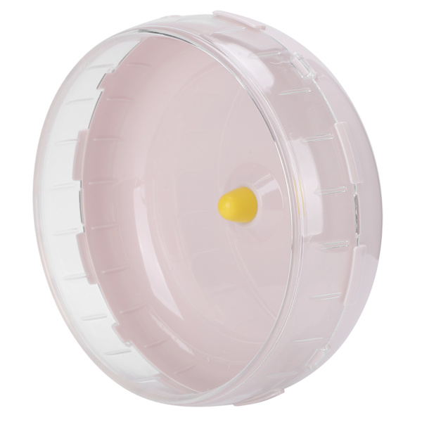 Springhjul Leksak Supertyst Rulle Träning för Små Husdjur Hamster Marsvin Rosa 14CM