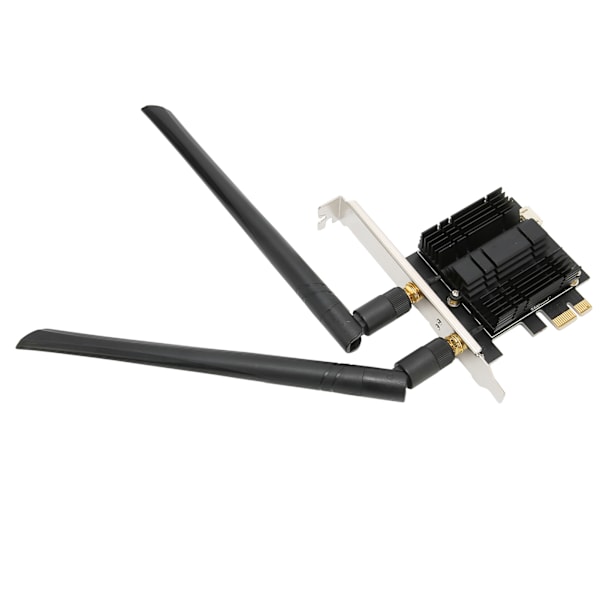 PCIE WiFi-adapter med stöd för AC1300Mbps Bluetooth 4.2 PCIE Wifi-kort 2.4GHz 5.8GHz Dubband skrivbords-WiFi-kort för stationär dator