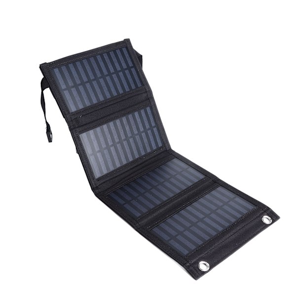 Solcellepanel-oplader 20W 5.5V Foldbar bærbar stærk strømudgang Solcellepanel-oplader til opladning af mobiltelefoner udendørs MP04B