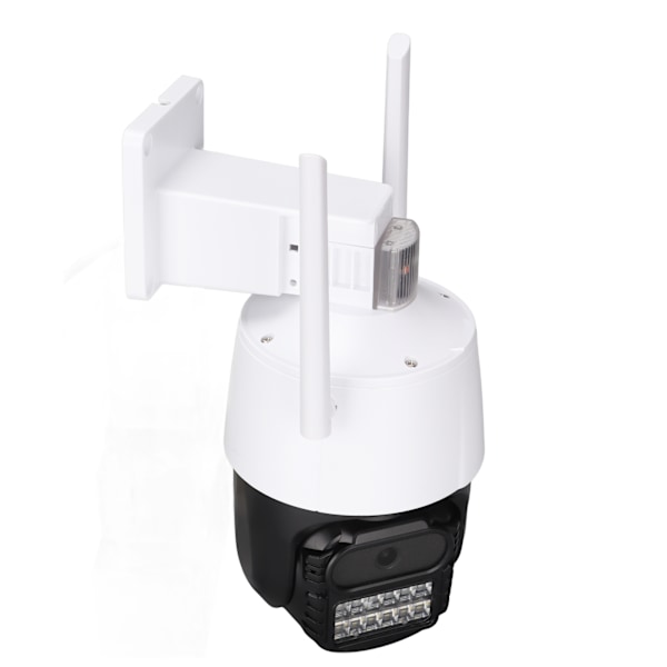 Utomhus Säkerhetskamera Dome WiFi IP Monitor AI Alarm Tvåvägs Intercom Infraröd Nattsyn för Hem Vit