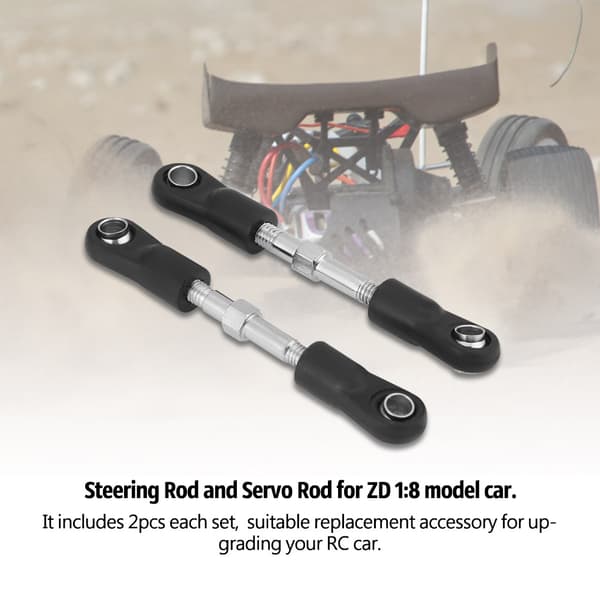 RC Bil Styrestang Servo Link Turnbuckle Sett for ZD 1:16 Modellbil