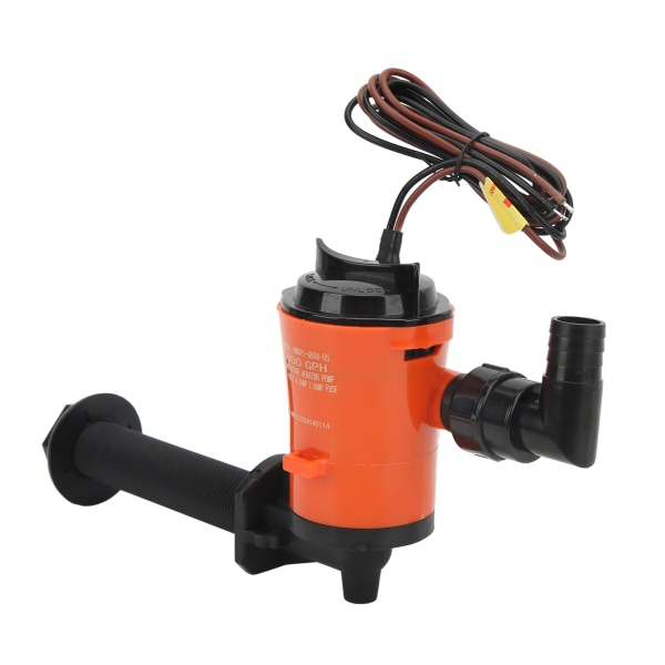 12V Marine Livewell -pumppu - 800GPH upotettava ilmastin syöttisäiliöön ja pilssipumppuun