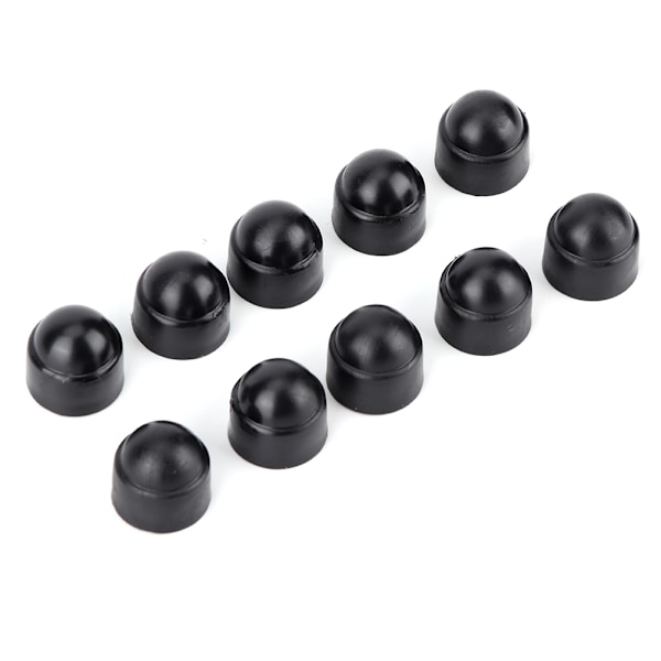 10 st 15mm/0.59in M8 Plast Hexskruvar Muttrar Huvudskydd Tillbehör