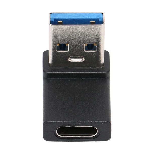 USB 3.0 -uros naar TypeC -naarasadapteri 90 asteen L-muotoinen latausdatan siirtokonnektori kannettavalle seinälataukselle mobiilivirralle