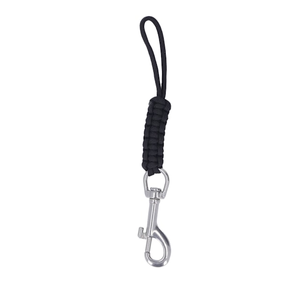 Dykke-Lanyard Multifunksjonell Undervannskamera Husbærer Lanyard med Hurtigutløser Spenne for Undervannsfotografering Svart