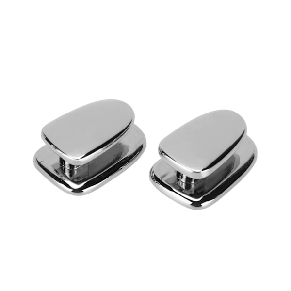 2 stk Bilkrok Mini Henger Sinklegering Multifunksjonell Oppbevaringsholder for Handlepose Nøkkel USB-kabel Hodetelefoner Sølv