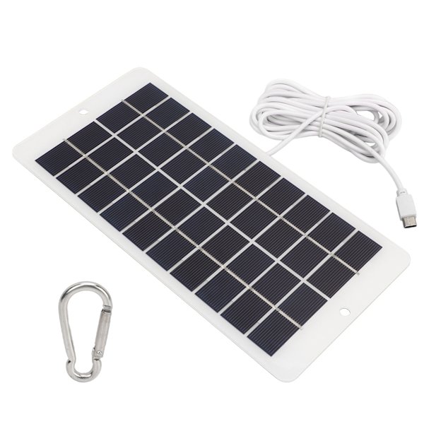 Tehokas aurinkopaneeli puhelimen lataukseen, ovikelloon ja valvontakameraan - 4,5W 5V