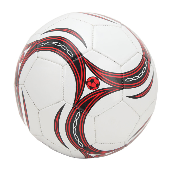 Eldröd PVC-övningsfotboll för fotbollsspel