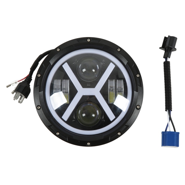 Motorsykkel LED-frontlykt - Vanntett, 2000LM, Universal Passform, Hvit Gul belysning