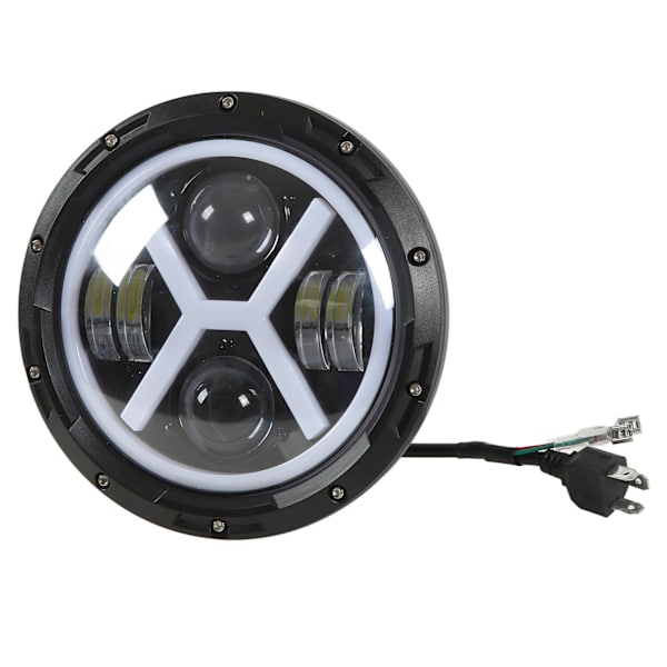 Motorsykkel LED-frontlykt - Vanntett, 2000LM, Universal Passform, Hvit Gul belysning