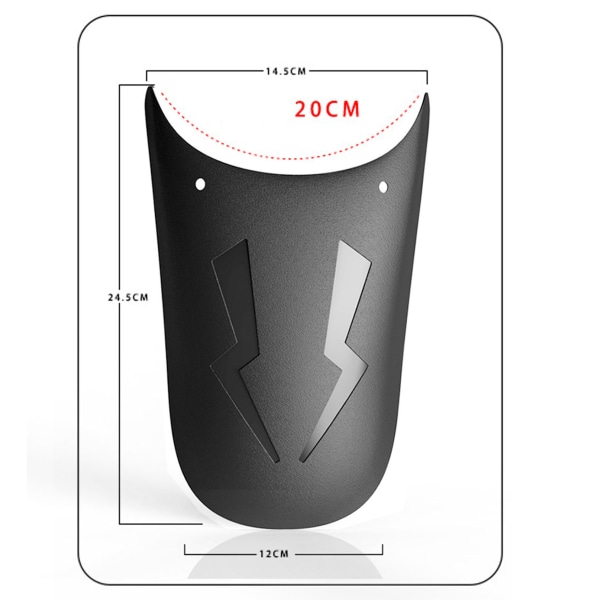 Utmärkt Toughness Motorcykel främre stänkskydd med unikt mönster