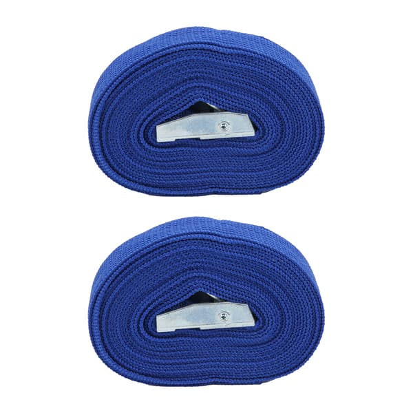 2 stk sinklegering spennestropper Heavy Duty surringsstropper Cargo Tie Downs stropper for bagasje 3m/9.8ft
