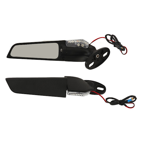 Motorsykkel LED-bakspeil for NINJA 250 300 400 650 H2 H4 - Justerbar og stilig