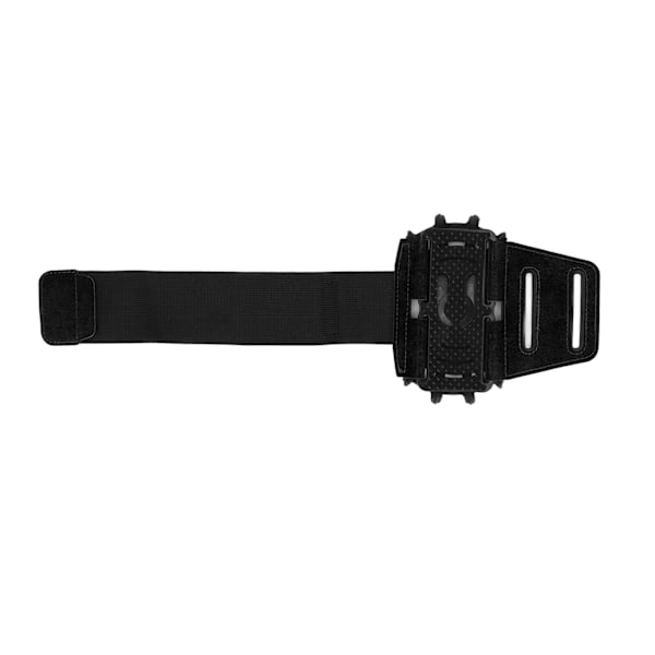 Mobiltelefonhållare för löpning Armband 360 Grader Rotera Smart Telefon Armband med Hörlurar Datakabel Lagringsskikt Elegant Svart Stor