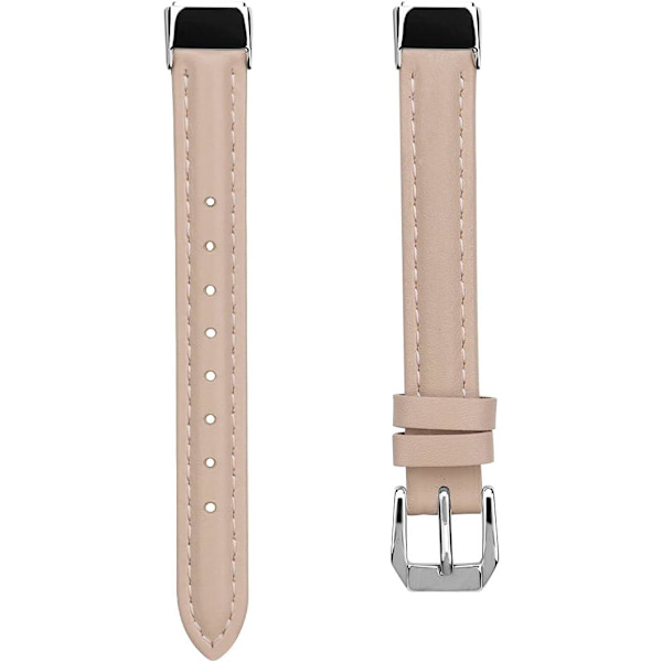 Läderarmband till Fitbit Luxe, Storlek: S Aprikos