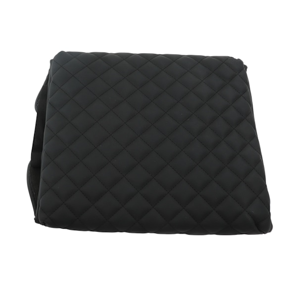 Ford 2015-2020 svart syntetiskt läder Bil Center Console Lock Armstöd Säte Box Cover Byte