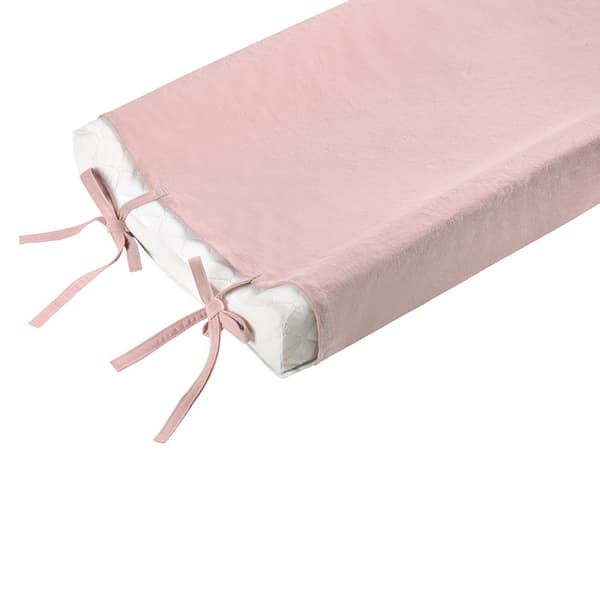 Betræk til puslepude, blødt og åndbart, til nyfødte spædbørn, pink