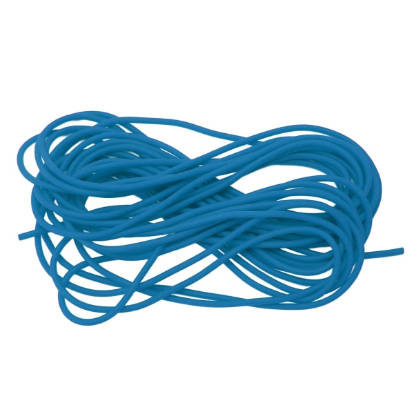 Höghållfast blått elastiskt rep - 2,1 mm solid latexstretchlina (5m) för tennisträning och utomhussporter