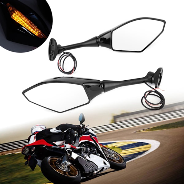 LED-integrerad backspegel Blinkers för Honda CBR600RR CBR1000RR CBR500R