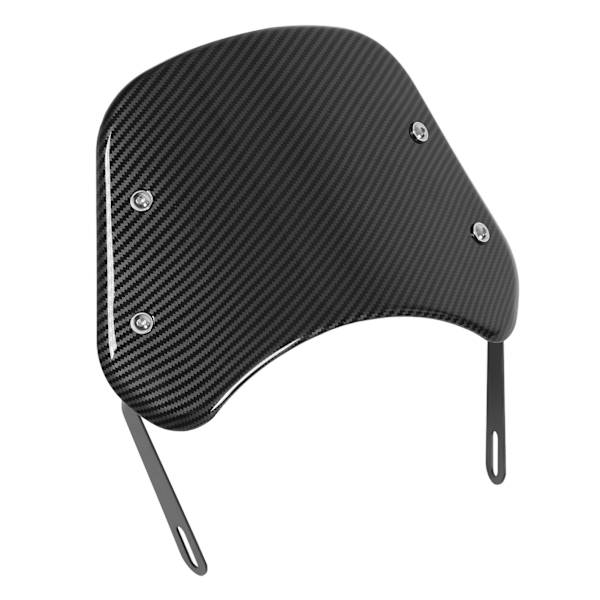 Motorcykel vindruteavvisare - vattentät kolfiberstil, universell passform (21 cm/8,27 tum)
