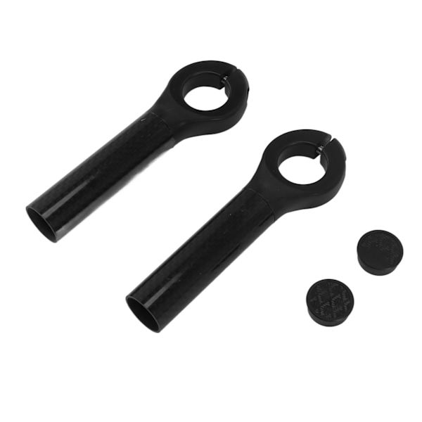Styrgreb i kulfiber med stangender til 22,2 mm diameter mountainbike - sort