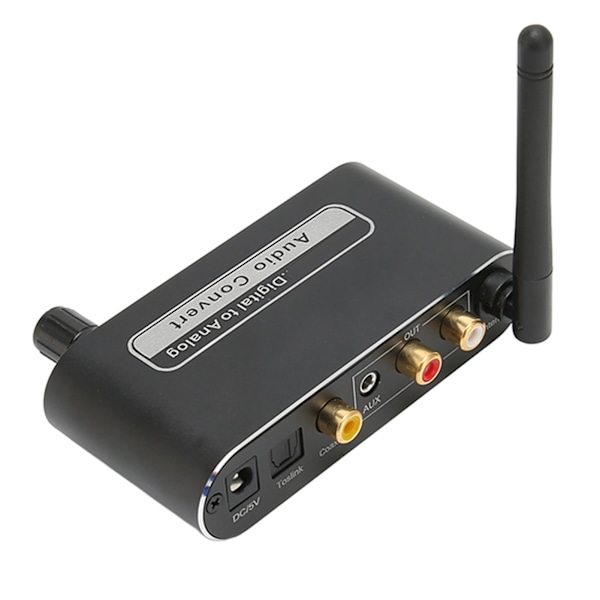 Bluetooth 5.1 Digital Forsterker HiFi Stereo Analog til Digital Konverter med Mikrofon for Hjemmehøyttaleranlegg