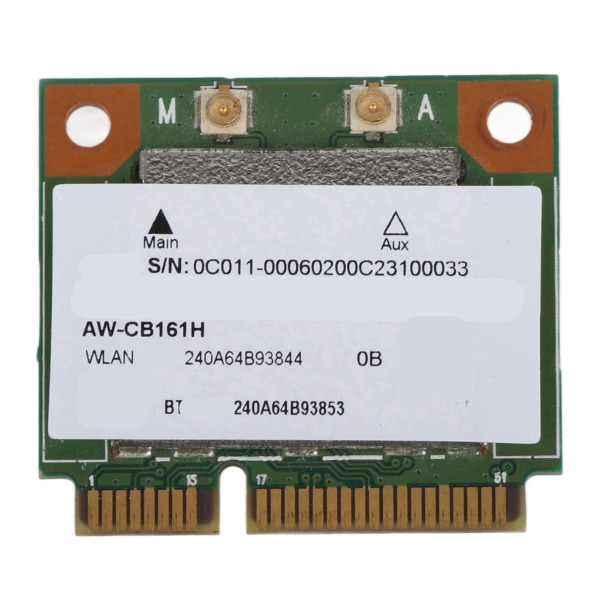 Nettverkskort Dual Band 433M Semi Mini PCI-E Wireless 2.4G/5G Støtter 802.11ac/a/b/g/n nettverkskort