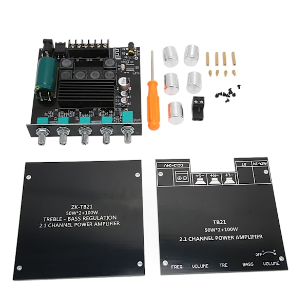 BT Digitalförstärkarkort 2.1 Kanaler 50W 100W Trådlös Subwoofer Amp-modul för högtalare