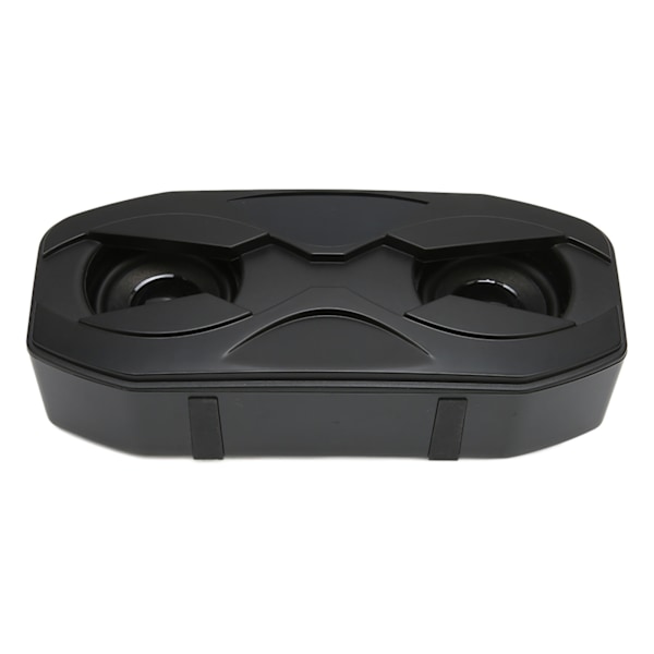 Bluetooth-kaiutin FM-radio HiFi-subwoofer Langaton kaiutin LED-näytöllä Värillinen hengittävä valo Kotimatka Deep Sky Black