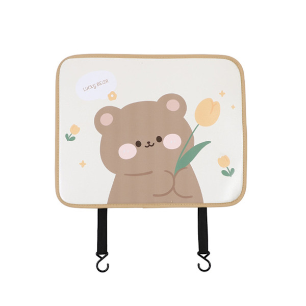 Bear Style Car Back Seat Kick Pad - Dammtålig skyddsmatta för fordon