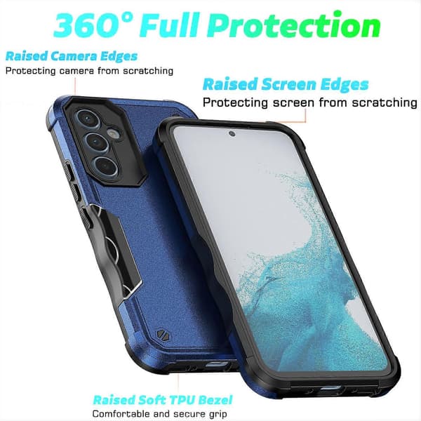(Ny) For Samsung Galaxy A54 Sklisikkert Støtsikkert Deksel Red