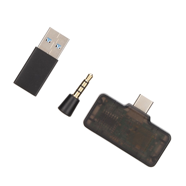 HS‑SW287 Bluetooth-lähetin Monitoiminen Langaton Type C Bluetooth-sovitin PS4:lle PC:lle Musta