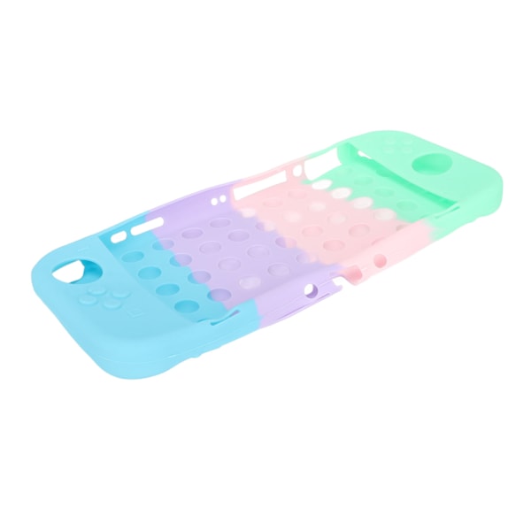 Beskyttende etui for Switch OLED - Rippesikkert, Silikon, Blå, Lilla, Rosa, Grønn