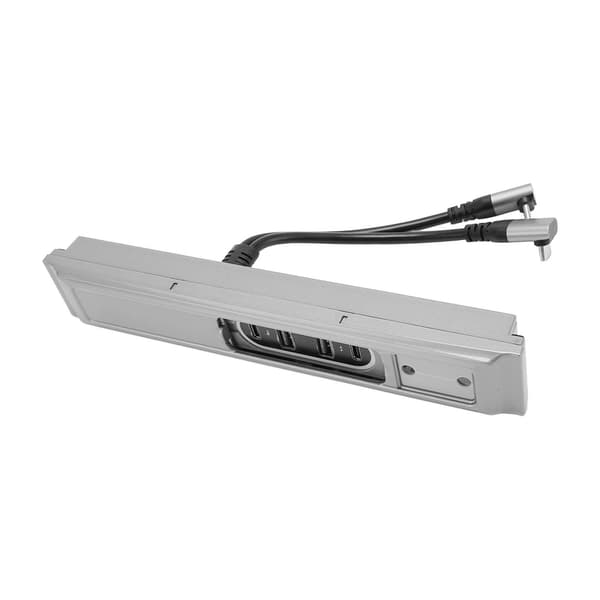 Dokkingsstasjon Multifunksjonell 27W Rask Lading Sterk Sikkerhet 4 Porter Stilig USB LED Hub Erstatning for Tesla Model Y 3