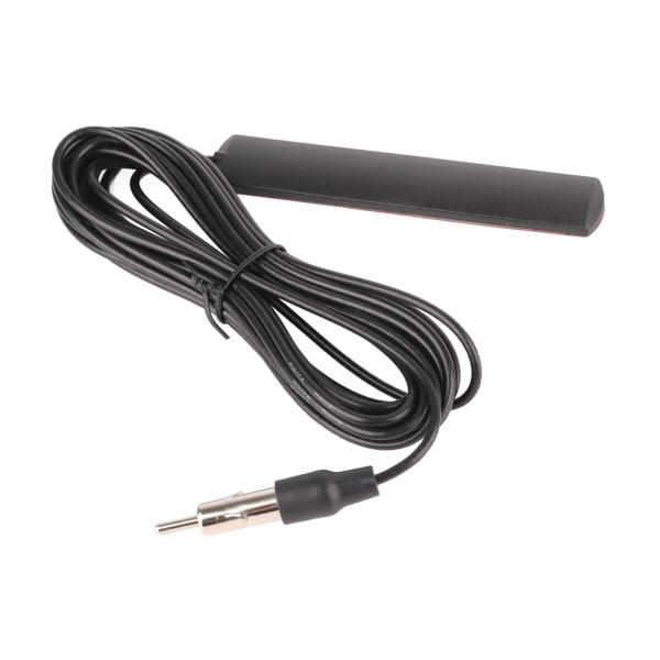 Universal FM-radioantenne for bil - sterk signalpatchantenne for frontrutefeste (5M kabel)