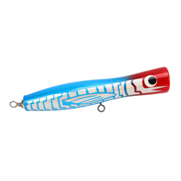 Attractiv reflekterende Basswood Popper Fiskeagn - 7.1in 3oz