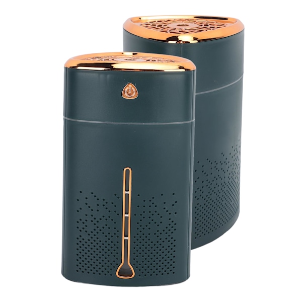 Mini USB Bærbar 1000ml Ultralyd Touch-knapp Nattslys Luftfukter for Soverom Bil Kontor Reise (Grønn)