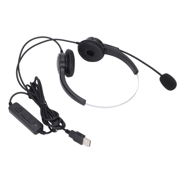 USB headset Call Center-headset för möten Skype-telefon Videokonferens Virtuellt lärande Onlineundervisning