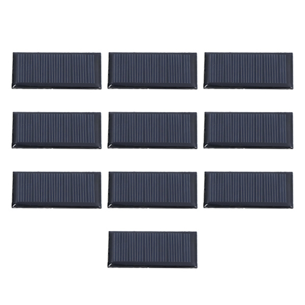 10 kpl Pieniä Aurinkokennoja Säältä Kestäviä DIY Aurinkopaneelimoduuleja Tiedeprojekteihin Leikkikaluvaloihin 0,15W 5V