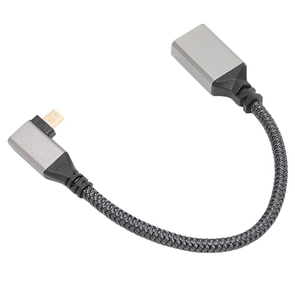 HD Multimedia Interface Kabel 4K 60Hz Han til Hun Mikro til HD Multimedia Interface Kabel til PC Kamera Projektor Venstre 0,2 Meter / 7,87in