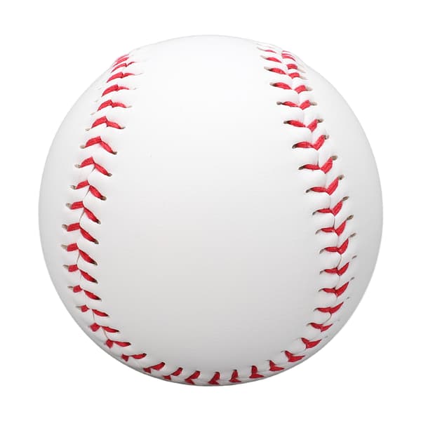 Standard 9 tommer håndlavede basebolde Gummi indre blød baseball 7,2 cm softball træningsbold