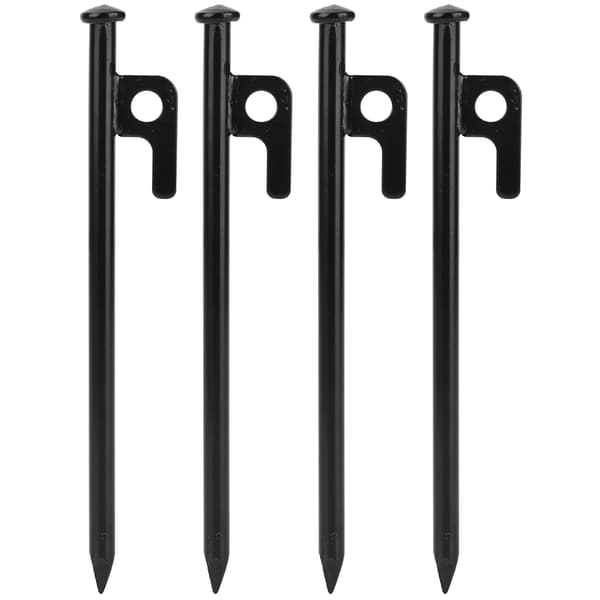 Stål Campingtelt Plugger - Sett med 4, 20cm