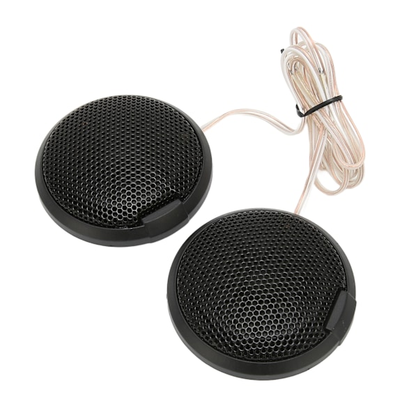 Par Mini Dome Tweeter 20W 105dB Rund Højttaler Klæb På Planmontering Universelt Tilbehør