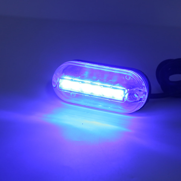 LED Undervandslys Vandtæt Marinebåd Yacht Bundlampe DC12V 3W Blå