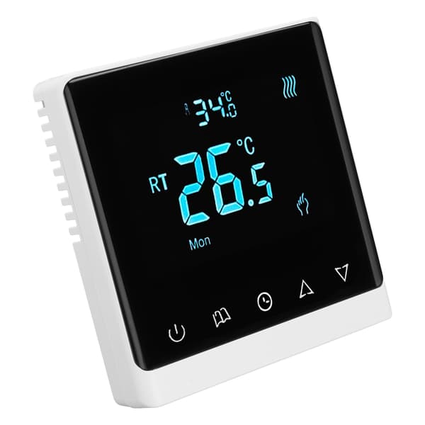 AC220V Touch Screen Termostat med LCD-skærm Temperaturregulator til hjemmet