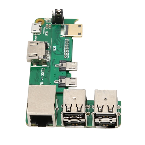 Utbyggnadskort för Raspberry Pi 2W till 3B med 3 USB2.0 RJ45 Nätverksport Adapterskort för Allmän Dator