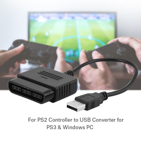 Sony PS2-kontroll till USB-adapter för PS3 & Windows PC